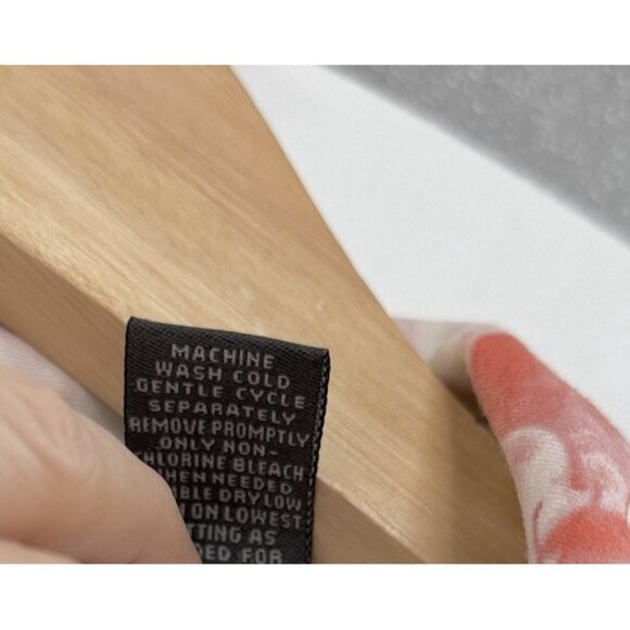 Additions by Chico's Cotton‎ Blend Floral Button Up 3/4 Slv Jacket Sz 3 Preppy - Picture 6 of 8